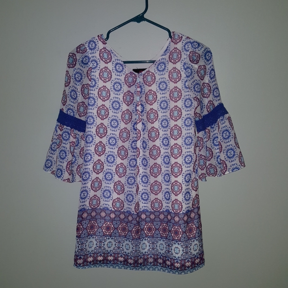 IZ girl size 10 multi colored dress.